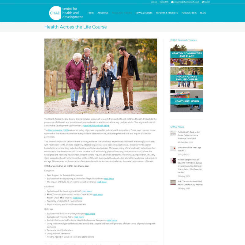 Centre for Health and Development